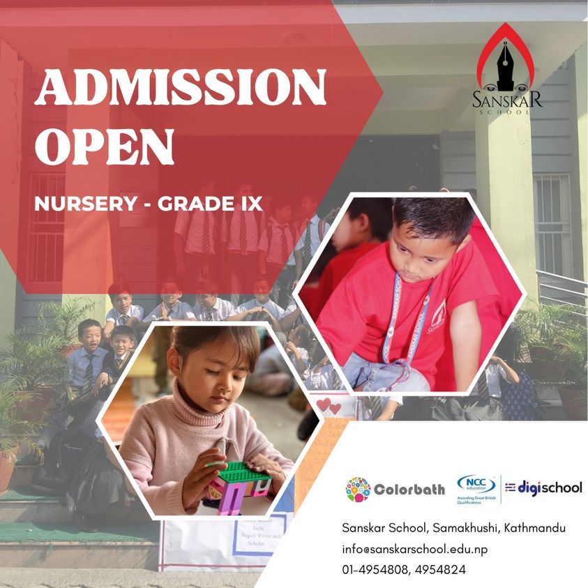 ADMISSION OPEN for Nursery to Grade XI
